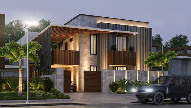 biệt thự cao cấp hiện đại