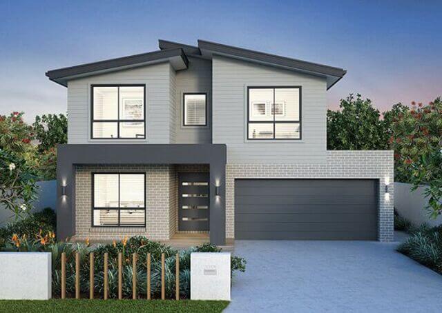 cách phối màu gạch ốp mặt tiền