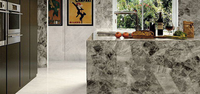 gạch giả đá marble tích hợp cho không gian thời thượng