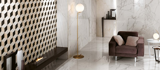 Gạch ốp lát phòng khách cao cấp